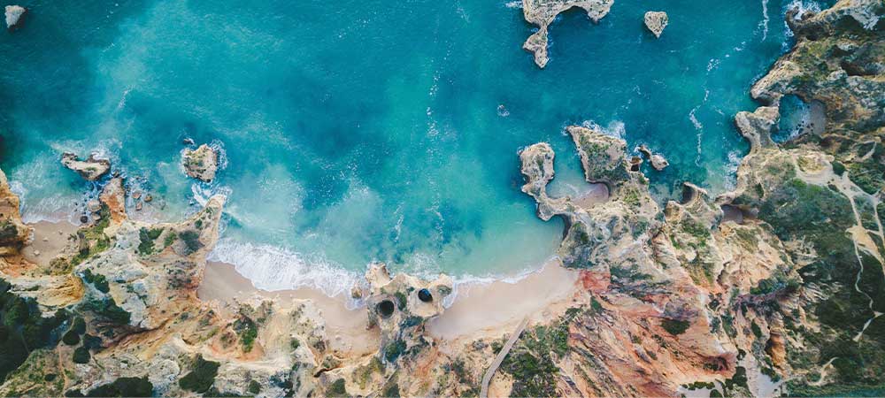 Uma das várias praias de Faro