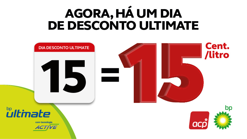 Novo desconto ACP-BP Ultimate dia 15, 15 cêntimos