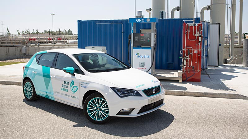 SEAT e Aqualia criam gás biometano