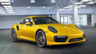 porsche amarelo