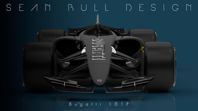 Bugatti 101P F1 Concept by Sean Bull