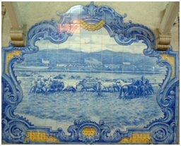 Azulejos V.F. Xira - pormenor