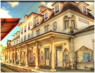 Vista da Estação de Santarém