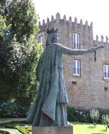 Pte de Lima - Estátua de D. Teresa